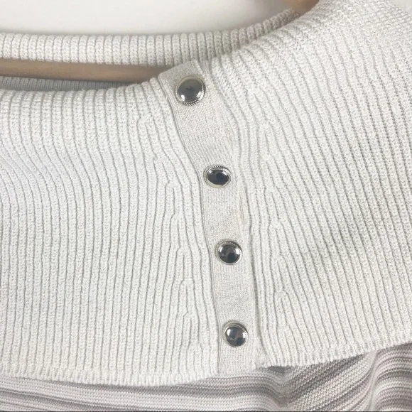 White House Black Market Off-the-Shoulder Sweater - Picture 7 of 8